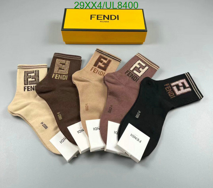 Fendi-Sock Code: UL8400 $: 29USD