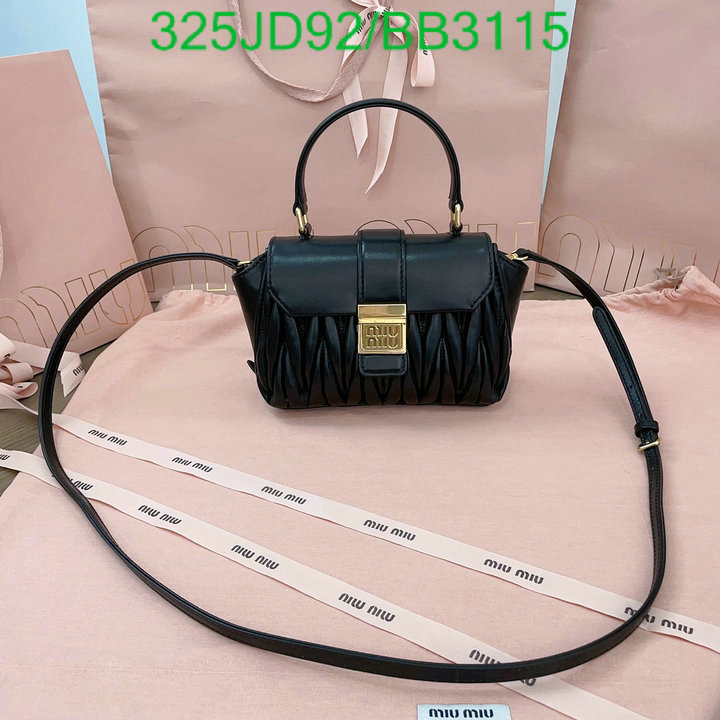 Miu Miu-Bag-Mirror Quality Code: BB3115 $: 325USD