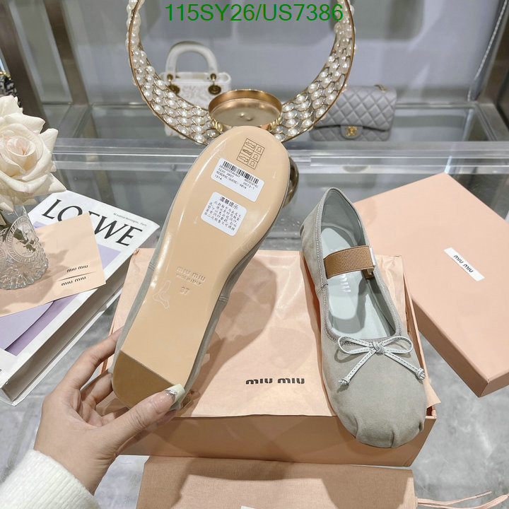 Miu Miu-Women Shoes Code: US7386 $: 115USD