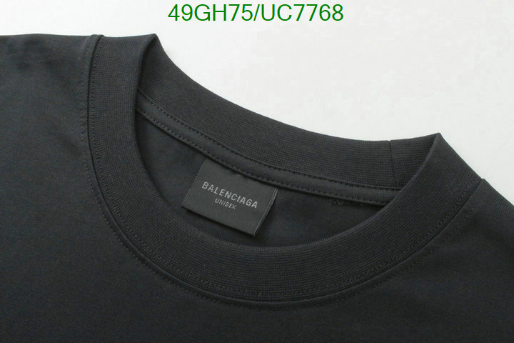 Balenciaga-Clothing Code: UC7768 $: 49USD