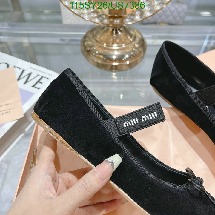 Miu Miu-Women Shoes Code: US7386 $: 115USD