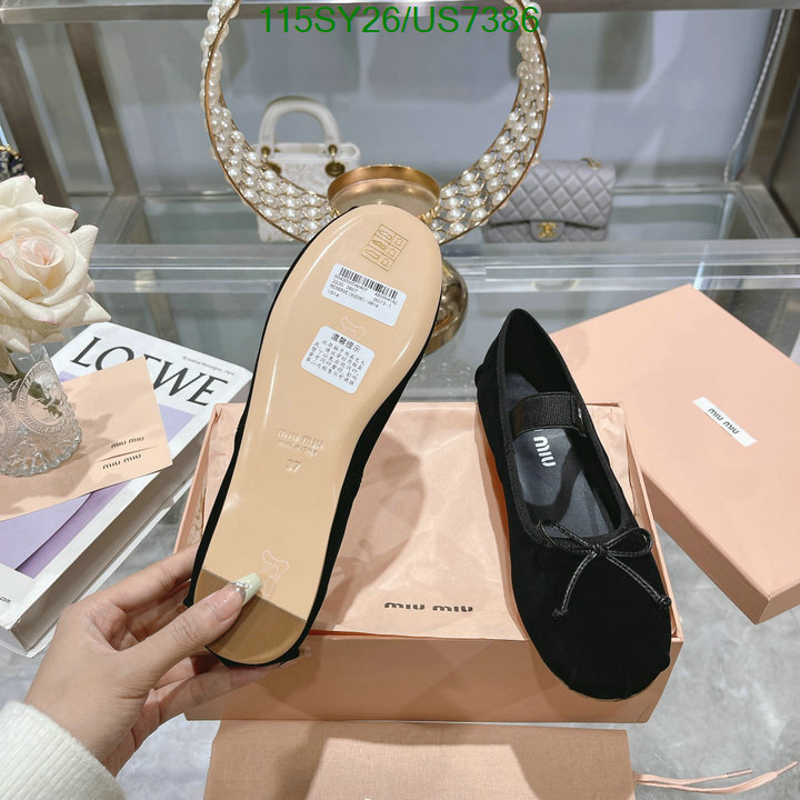 Miu Miu-Women Shoes Code: US7386 $: 115USD