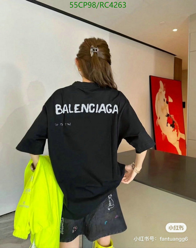 Balenciaga-Clothing Code: RC4263 $: 55USD