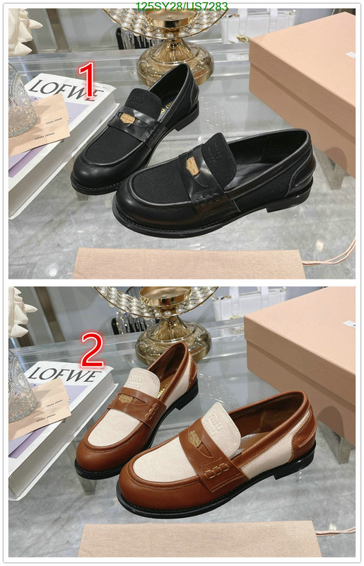 Miu Miu-Women Shoes Code: US7283 $: 125USD