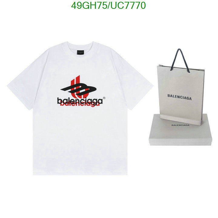 Balenciaga-Clothing Code: UC7770 $: 49USD