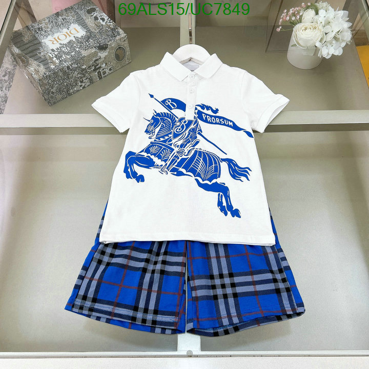 Burberry-Kids clothing Code: UC7849 $: 69USD