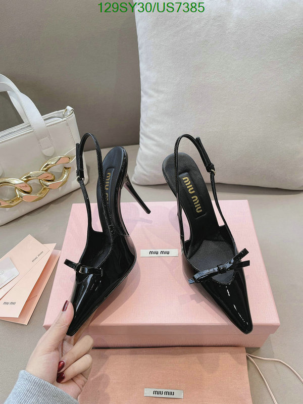 Miu Miu-Women Shoes Code: US7385 $: 129USD