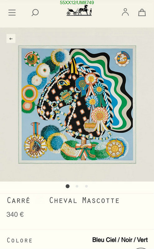 Hermes-Scarf Code: UM8749 $: 55USD