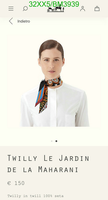 Hermes-Scarf Code: BM3939 $: 32USD