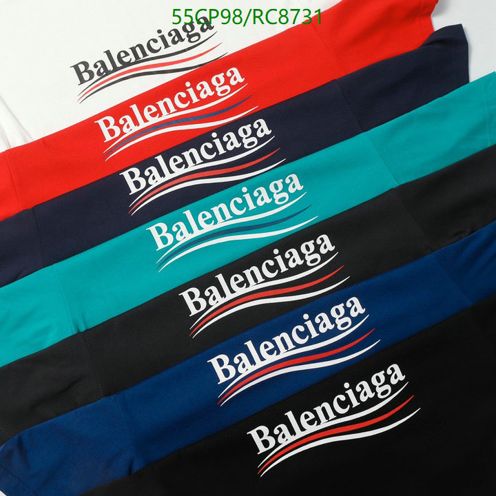 Balenciaga-Clothing Code: RC8731 $: 55USD