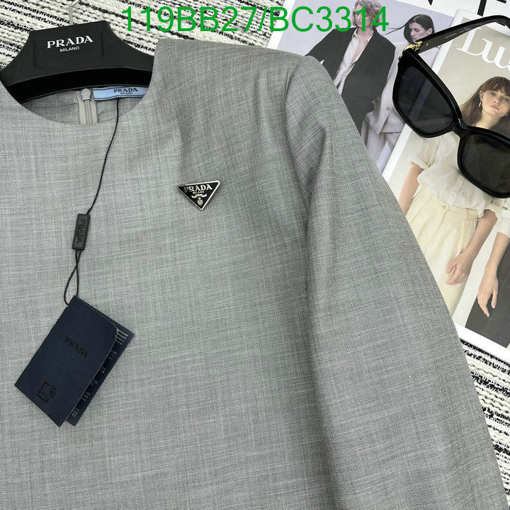 Prada-Clothing Code: BC3314 $: 119USD