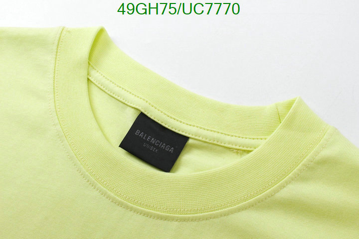 Balenciaga-Clothing Code: UC7770 $: 49USD