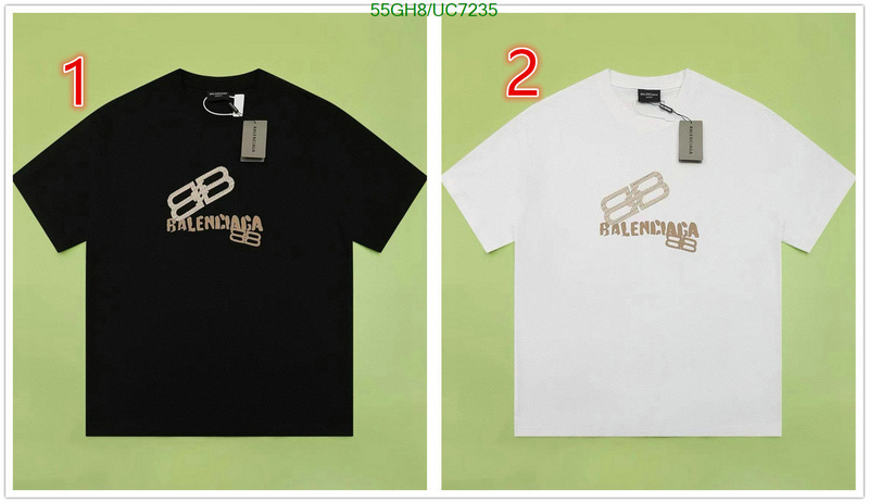 Balenciaga-Clothing Code: UC7235 $: 55USD