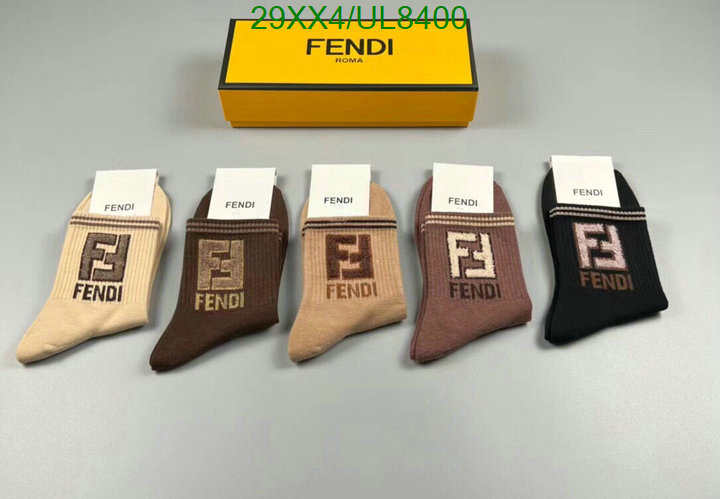 Fendi-Sock Code: UL8400 $: 29USD