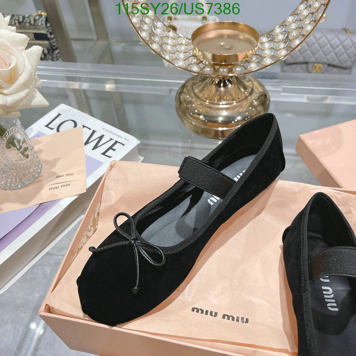 Miu Miu-Women Shoes Code: US7386 $: 115USD