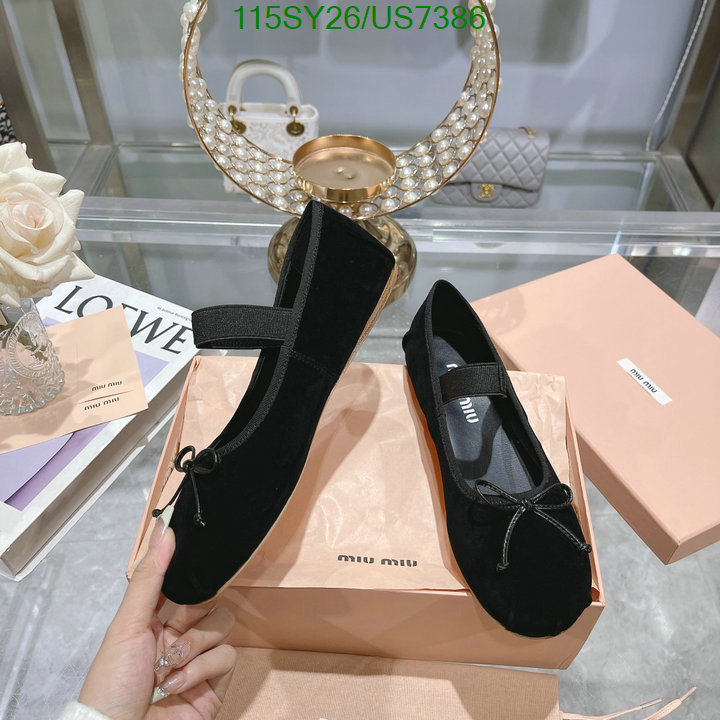 Miu Miu-Women Shoes Code: US7386 $: 115USD