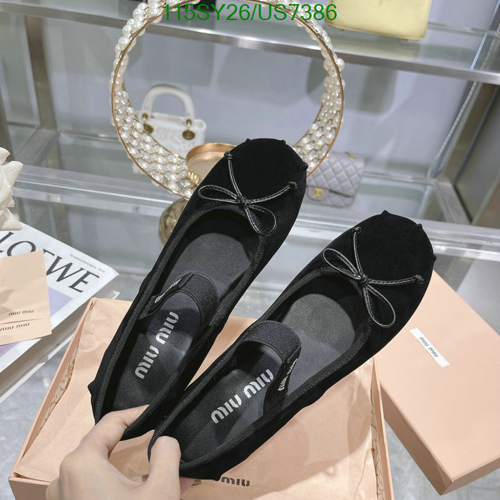 Miu Miu-Women Shoes Code: US7386 $: 115USD