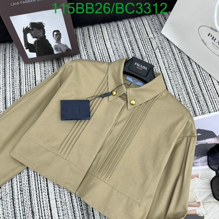 Prada-Clothing Code: BC3312 $: 115USD