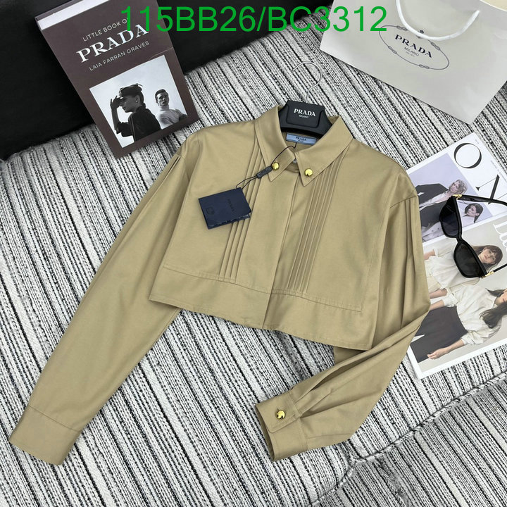 Prada-Clothing Code: BC3312 $: 115USD