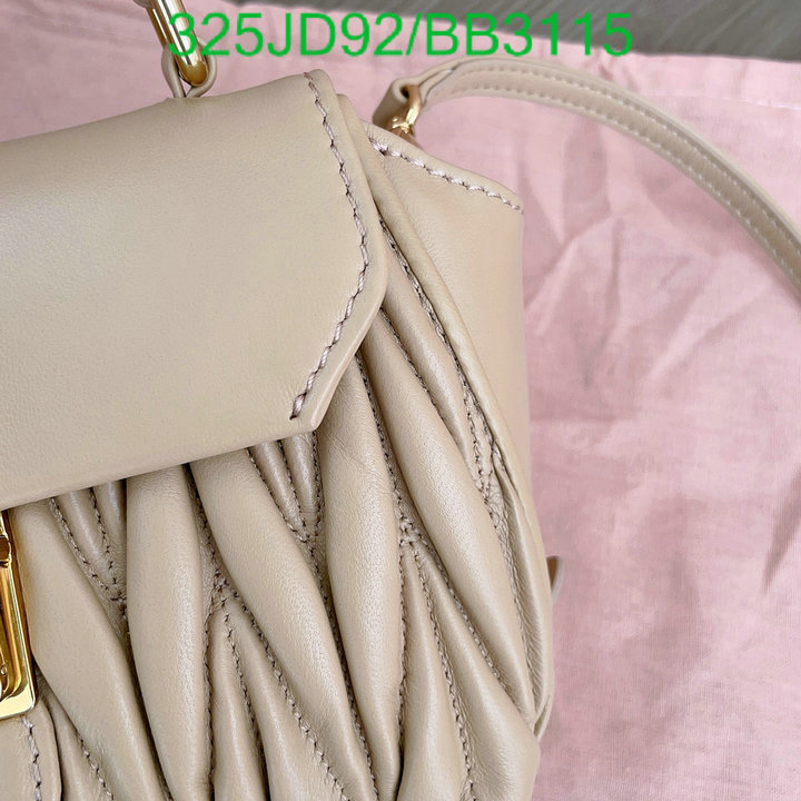 Miu Miu-Bag-Mirror Quality Code: BB3115 $: 325USD