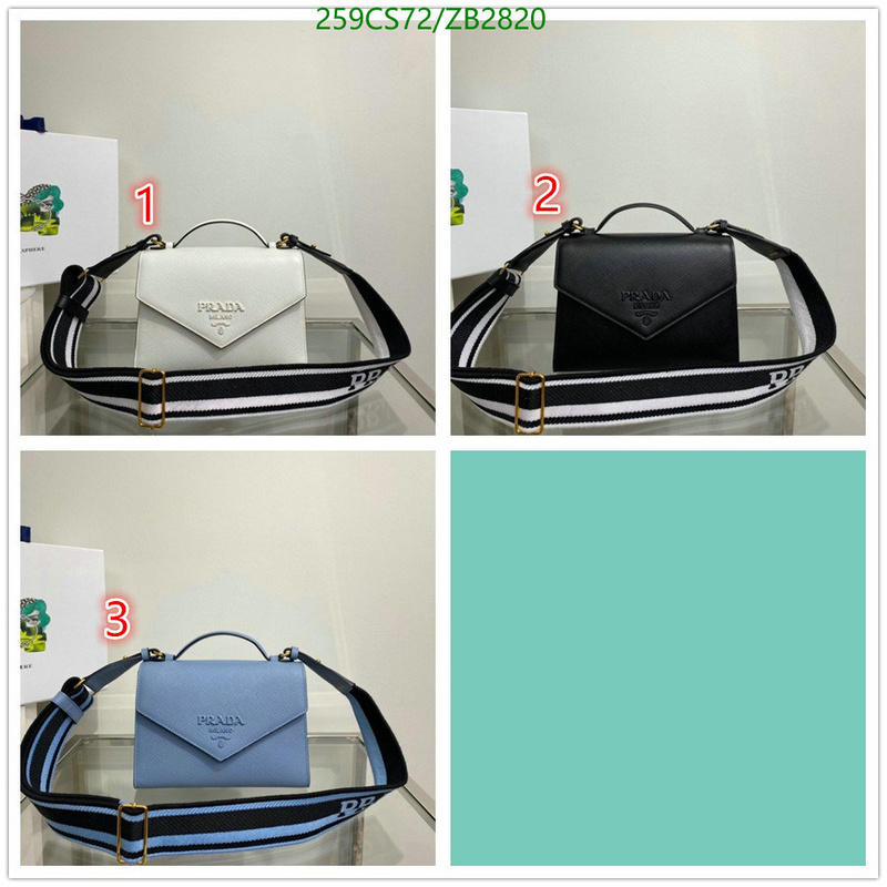 Prada-Bag-Mirror Quality Code: ZB2820 $: 259USD