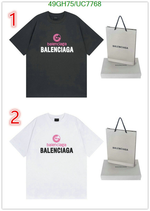 Balenciaga-Clothing Code: UC7768 $: 49USD