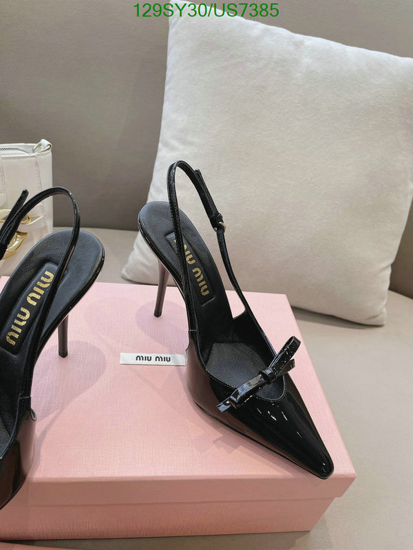 Miu Miu-Women Shoes Code: US7385 $: 129USD