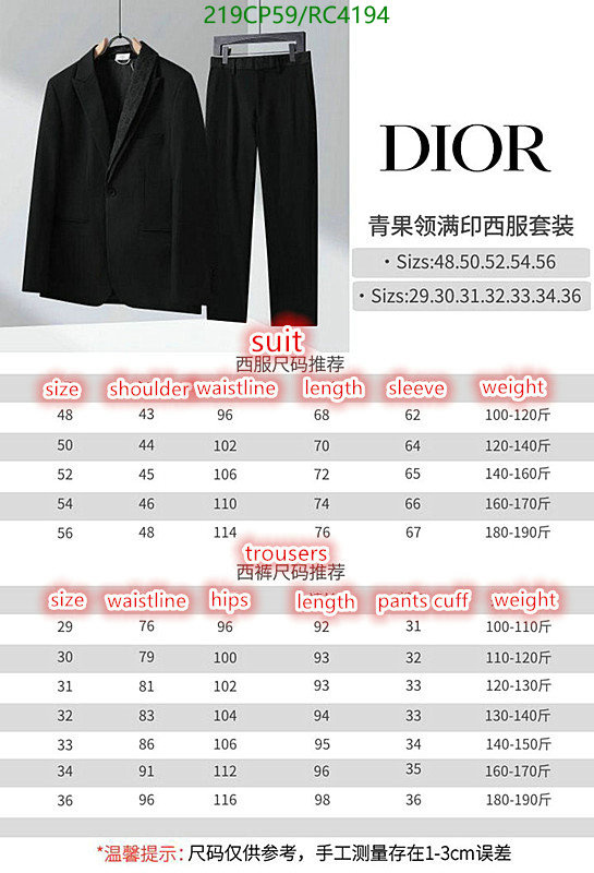 Dior-Clothing Code: RC4194