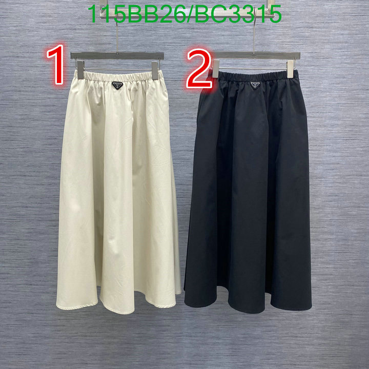 Prada-Clothing Code: BC3315 $: 115USD