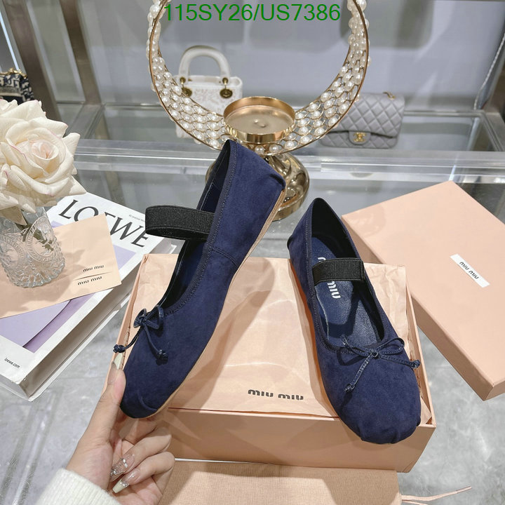 Miu Miu-Women Shoes Code: US7386 $: 115USD