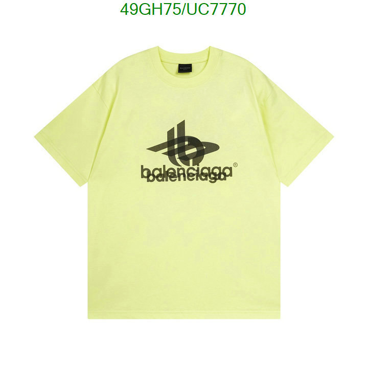 Balenciaga-Clothing Code: UC7770 $: 49USD