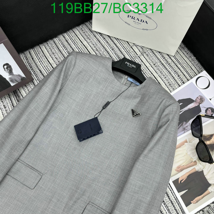 Prada-Clothing Code: BC3314 $: 119USD