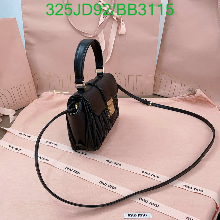 Miu Miu-Bag-Mirror Quality Code: BB3115 $: 325USD