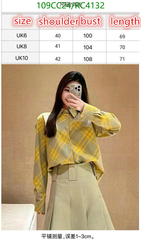 Burberry-Clothing Code: RC4132 $: 109USD