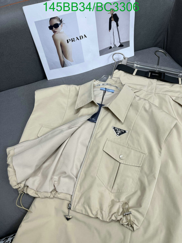 Prada-Clothing Code: BC3306 $: 145USD