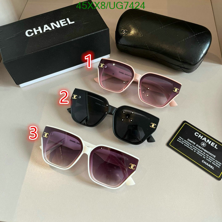 Chanel-Glasses Code: UG7424 $: 45USD