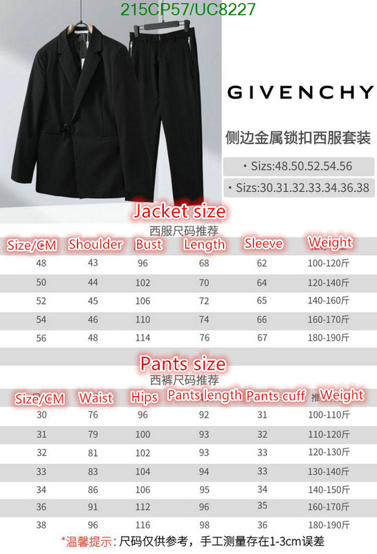 Givenchy-Clothing Code: UC8227