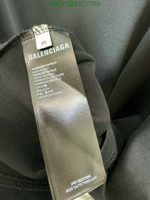 Balenciaga-Clothing Code: UC7765 $: 59USD