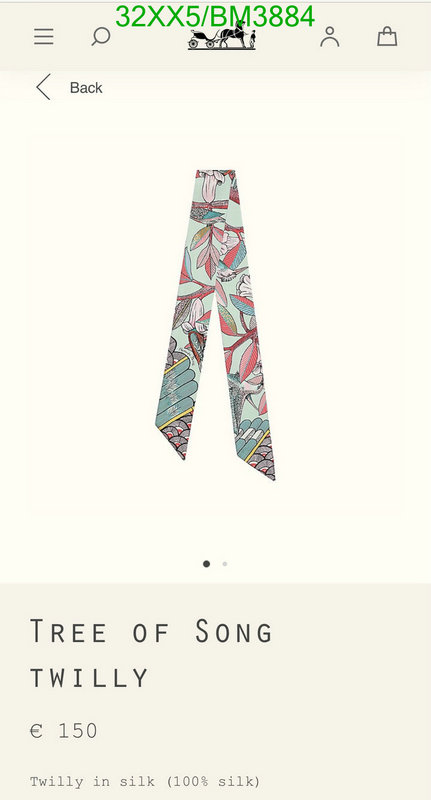 Hermes-Scarf Code: BM3884 $: 32USD