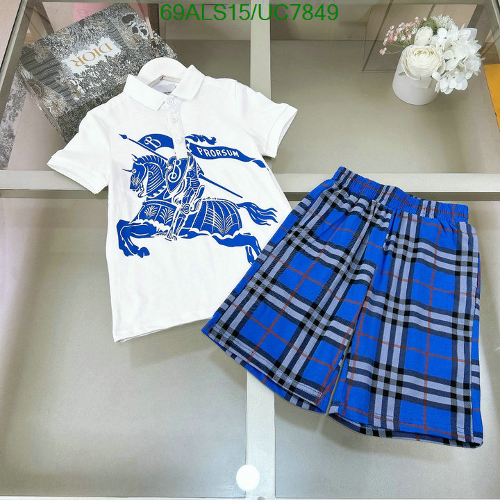 Burberry-Kids clothing Code: UC7849 $: 69USD