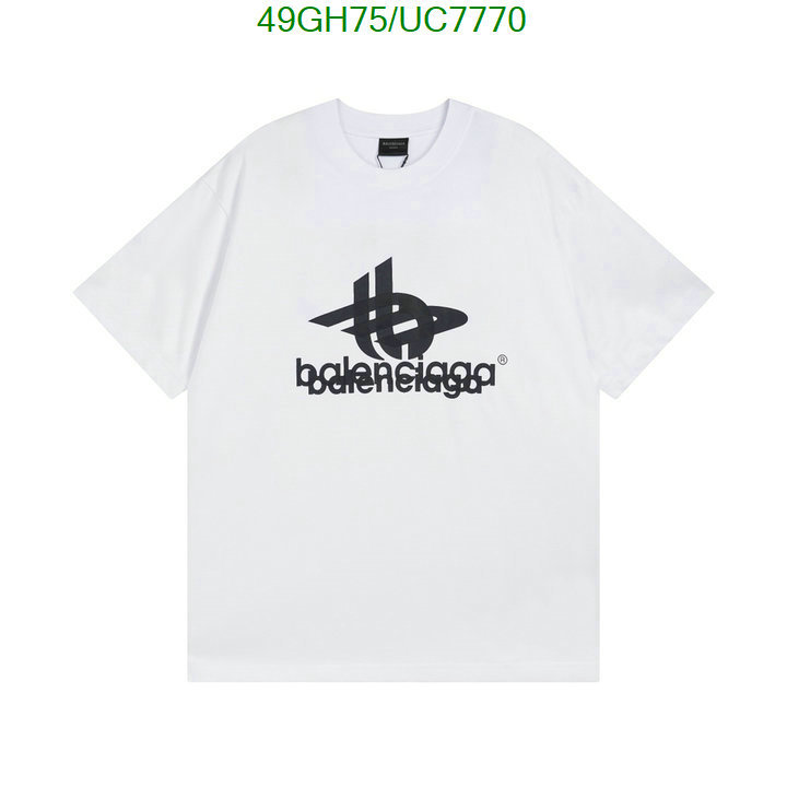 Balenciaga-Clothing Code: UC7770 $: 49USD