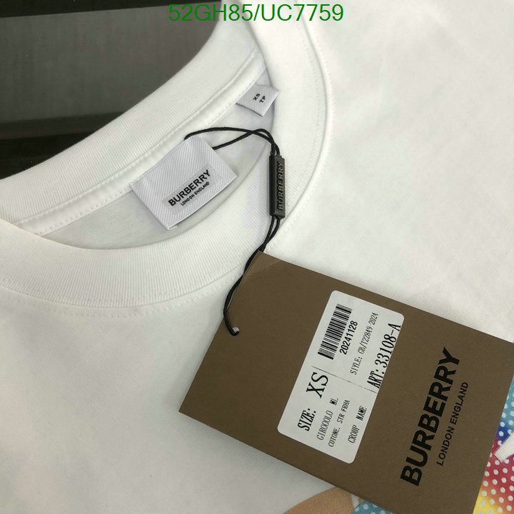 Burberry-Clothing Code: UC7759 $: 52USD