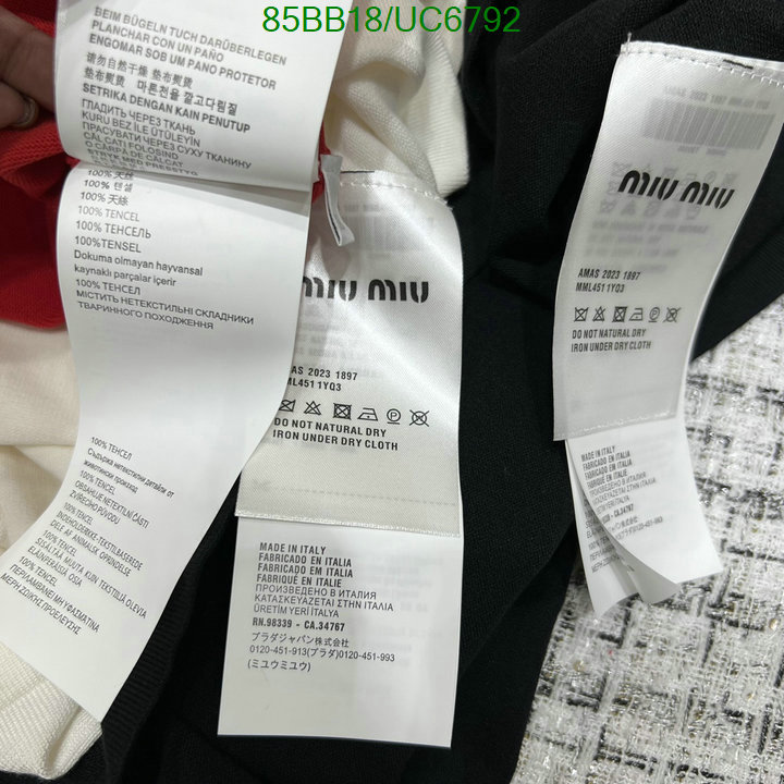 MIUMIU-Clothing Code: UC6792 $: 85USD