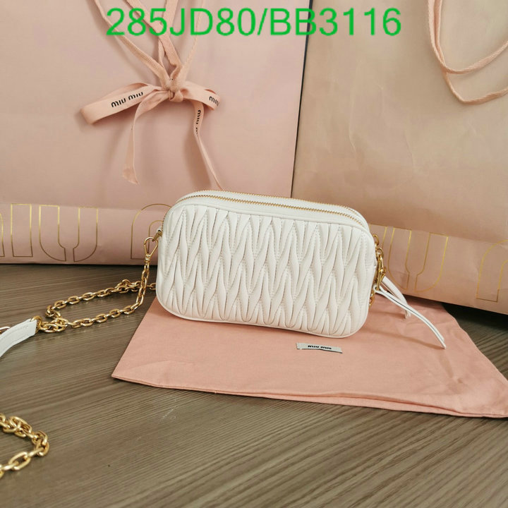 Miu Miu-Bag-Mirror Quality Code: BB3116 $: 285USD