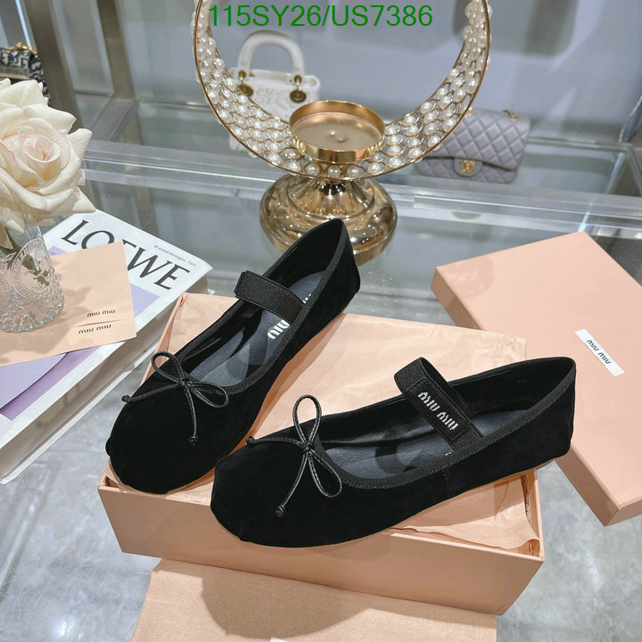 Miu Miu-Women Shoes Code: US7386 $: 115USD