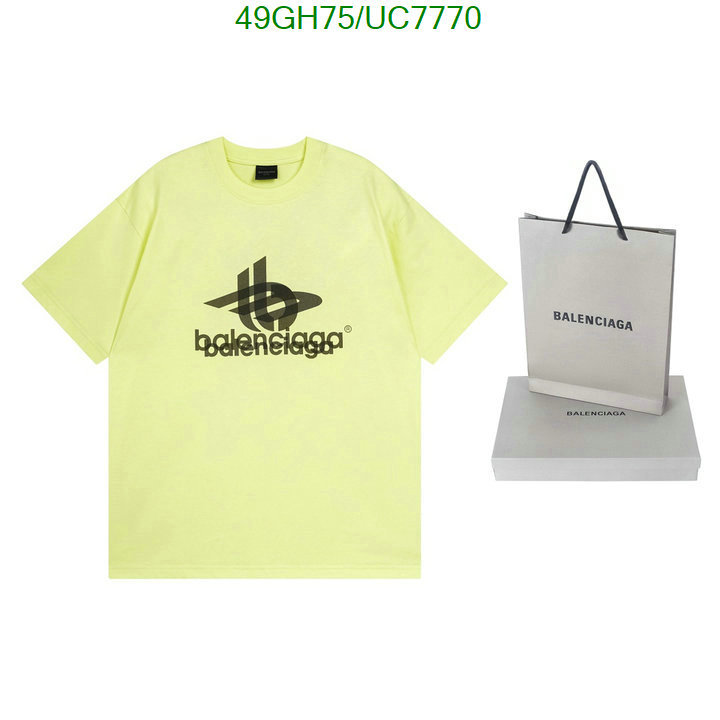 Balenciaga-Clothing Code: UC7770 $: 49USD