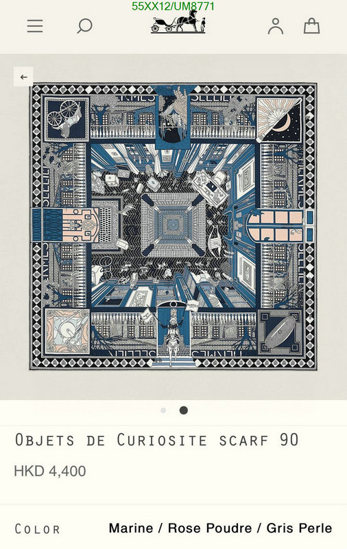 Hermes-Scarf Code: UM8771 $: 55USD