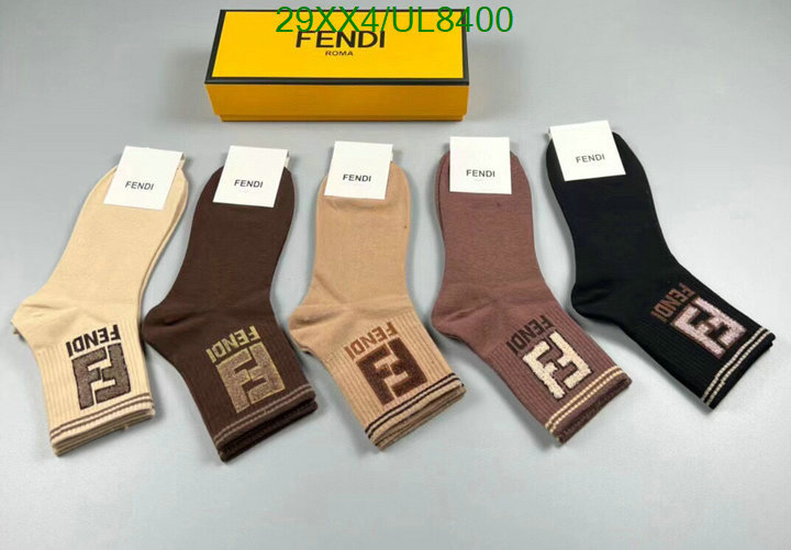 Fendi-Sock Code: UL8400 $: 29USD