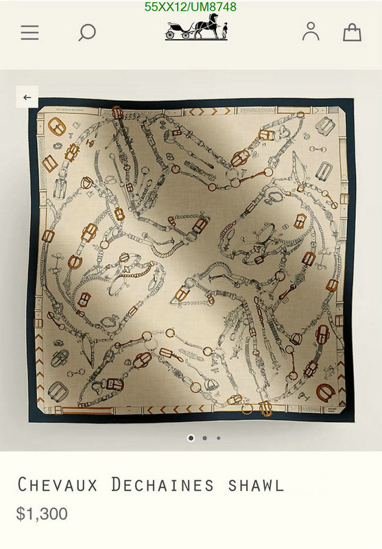 Hermes-Scarf Code: UM8748 $: 55USD