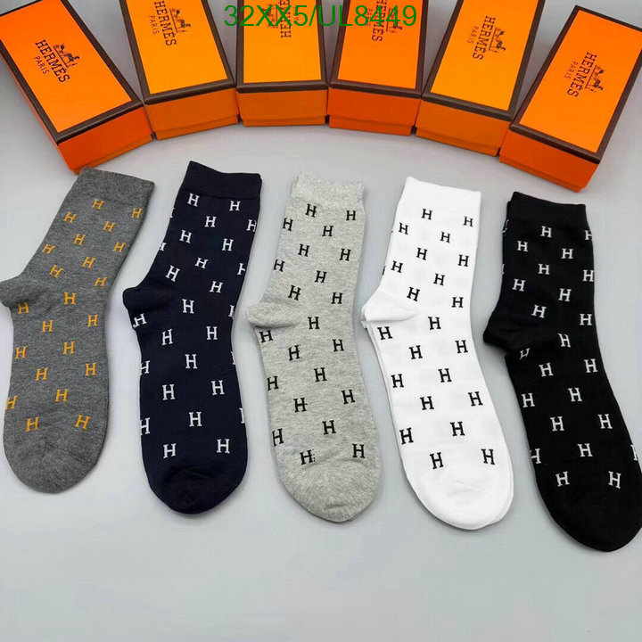 Hermes-Sock Code: UL8449 $: 32USD